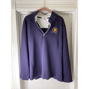 NWT Fairway & Greene Women's Quarter Zip Pullover Golf Shirt Quail Hallow XXL